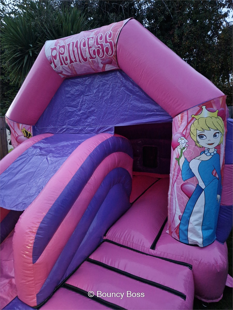 Princess Pink Bouncy Castle with Slide Best Bouncy Castle & Soft Play